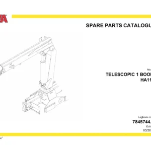 HYVA HA111 Telescopic 1 Boom Spare Parts Catalogue - Logbook 7845744.0