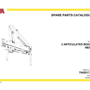 HYVA HB31 Articulated Boom Spare Parts Catalogue - Model 2 PDF