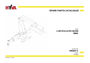 HYVA HB60 Articulated Boom Spare Parts Catalogue - 7880697.0 PDF