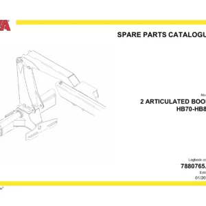 HYVA HB70-HB80 Articulated Boom Crane Spare Parts Catalogue 7880765.0 PDF