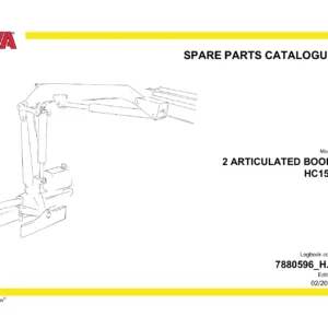 HYVA HC151 Articulated Boom Spare Parts Catalogue PDF - Logbook 7880596_H.1 Edition 02/2019
