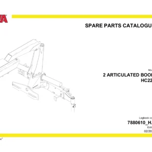 HYVA HC221 Articulated Boom Spare Parts Catalogue 7880610_H.1