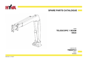 HYVA Telescopic 1 Boom HA33 Spare Parts Catalogue 7880878.0 - PDF
