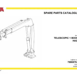 HYVA Telescopic 1 Boom HA33 Spare Parts Catalogue 7880878.0 - PDF