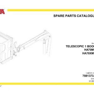 HYVA Telescopic 1 Boom HA70MB HA70XMB Spare Parts Catalogue 7881373.0 - PDF