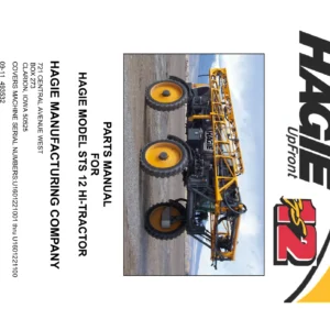 Hagie STS 12 Parts Manual 493532 - PDF Download