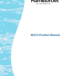 Hamilton Jet HJ322 Waterjet Product Manual - Installation, Maintenance & Overhaul PDF