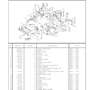 Hamm HD 13-14 H2.01 Tandem Roller Parts Catalogue 2013 - PDF Download