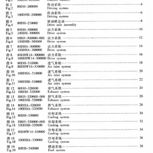 Hangcha CPC-Q-D 80-100 H Series Forklift Parts Catalogue PDF Download