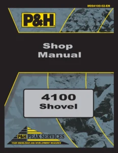 Harnischfeger 4100 Mining Shovel Shop Manual - 4100-2-SM PDF Download