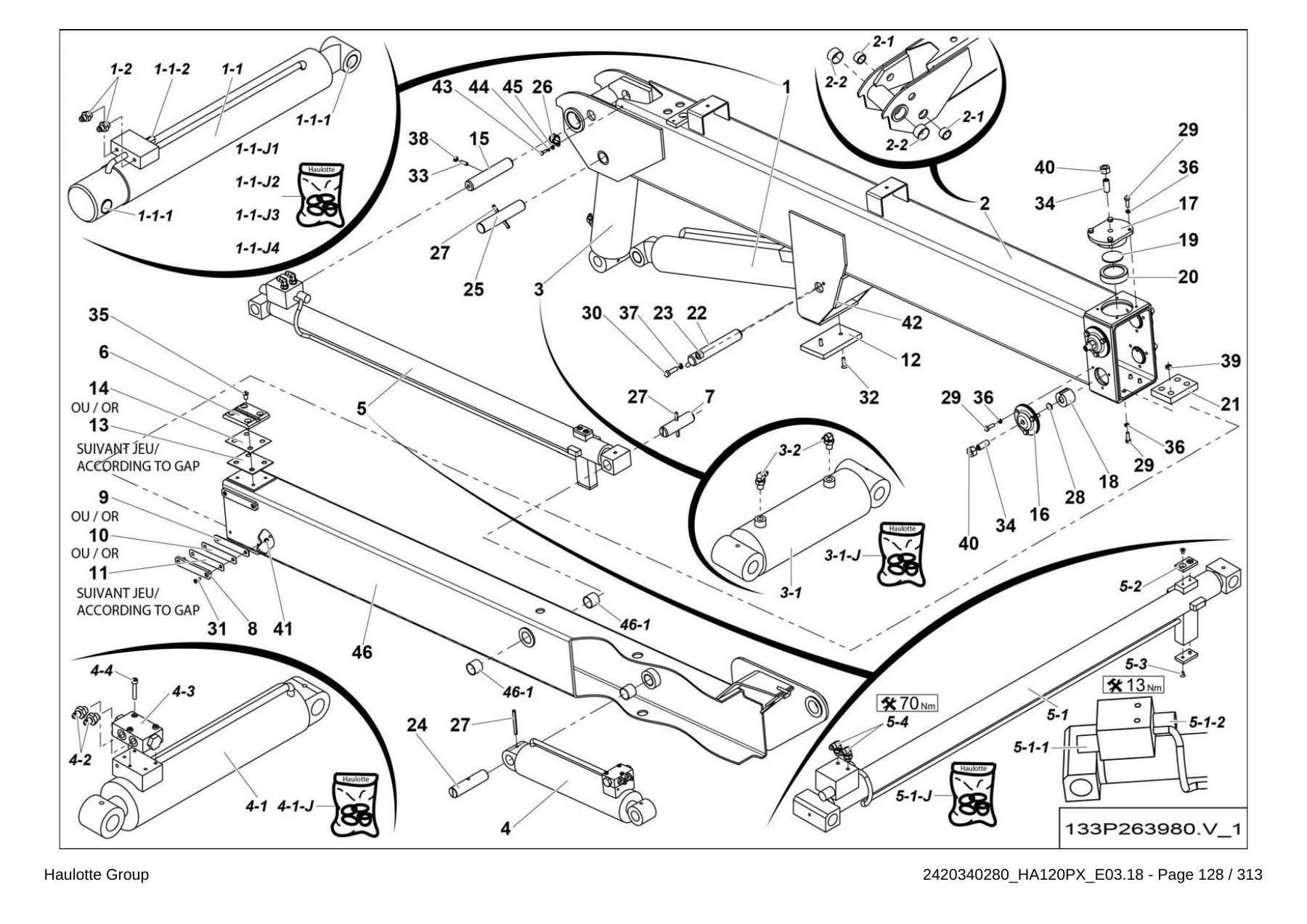 Haulotte HA120PX Spare Parts Catalogue 2420340280 - E03.18 Edition PDF - Image 3