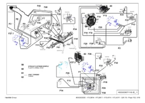 Haulotte HTL3614 HTL3617 HTL4014 HTL4017 Parts Catalogue 4000202020 E01.15