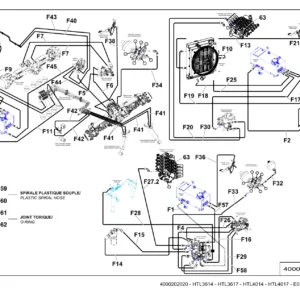 Haulotte HTL3614 HTL3617 HTL4014 HTL4017 Parts Catalogue 4000202020 E01.15