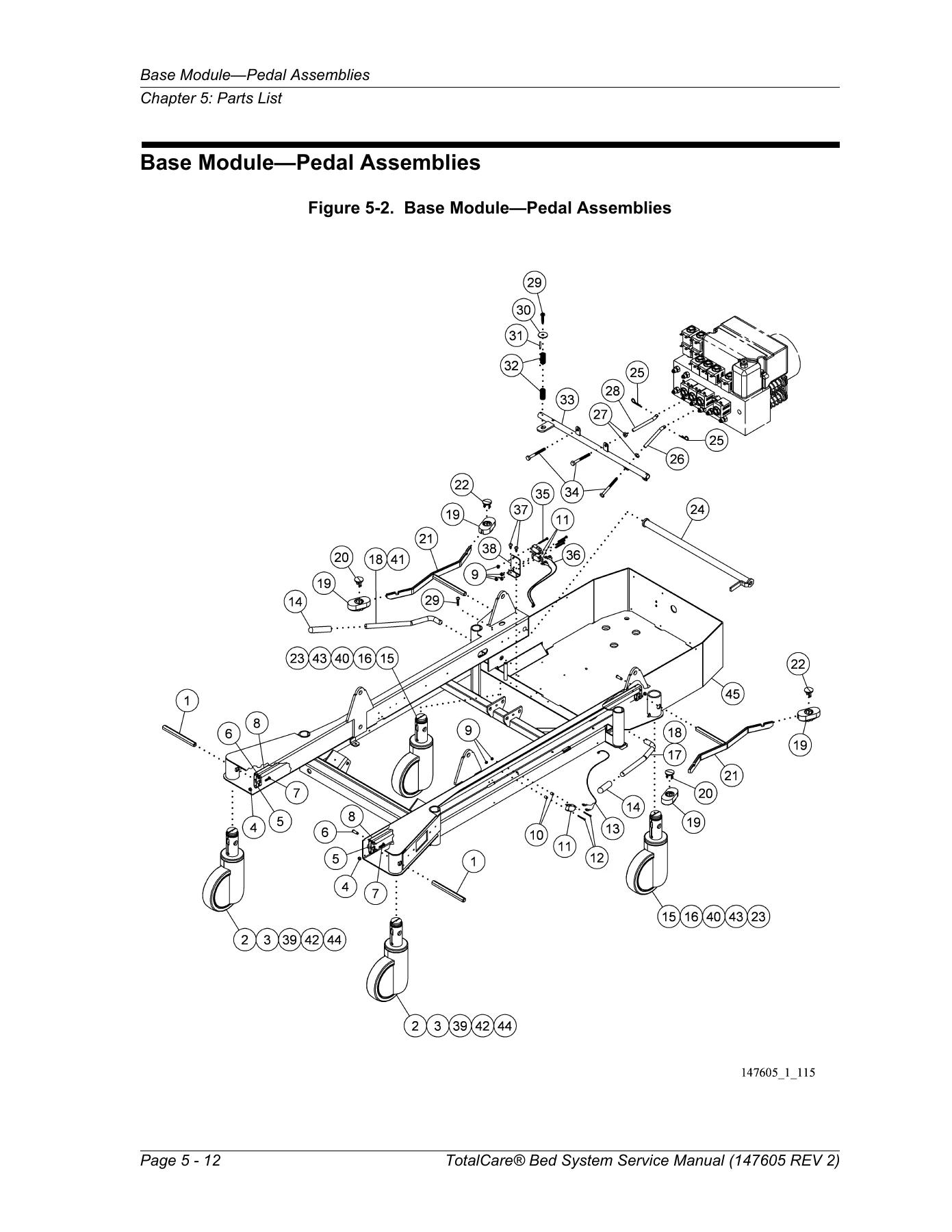 Hill-Rom TotalCare P1900 Bed System Service Manual 147605 Rev 2 - PDF Download - Image 2