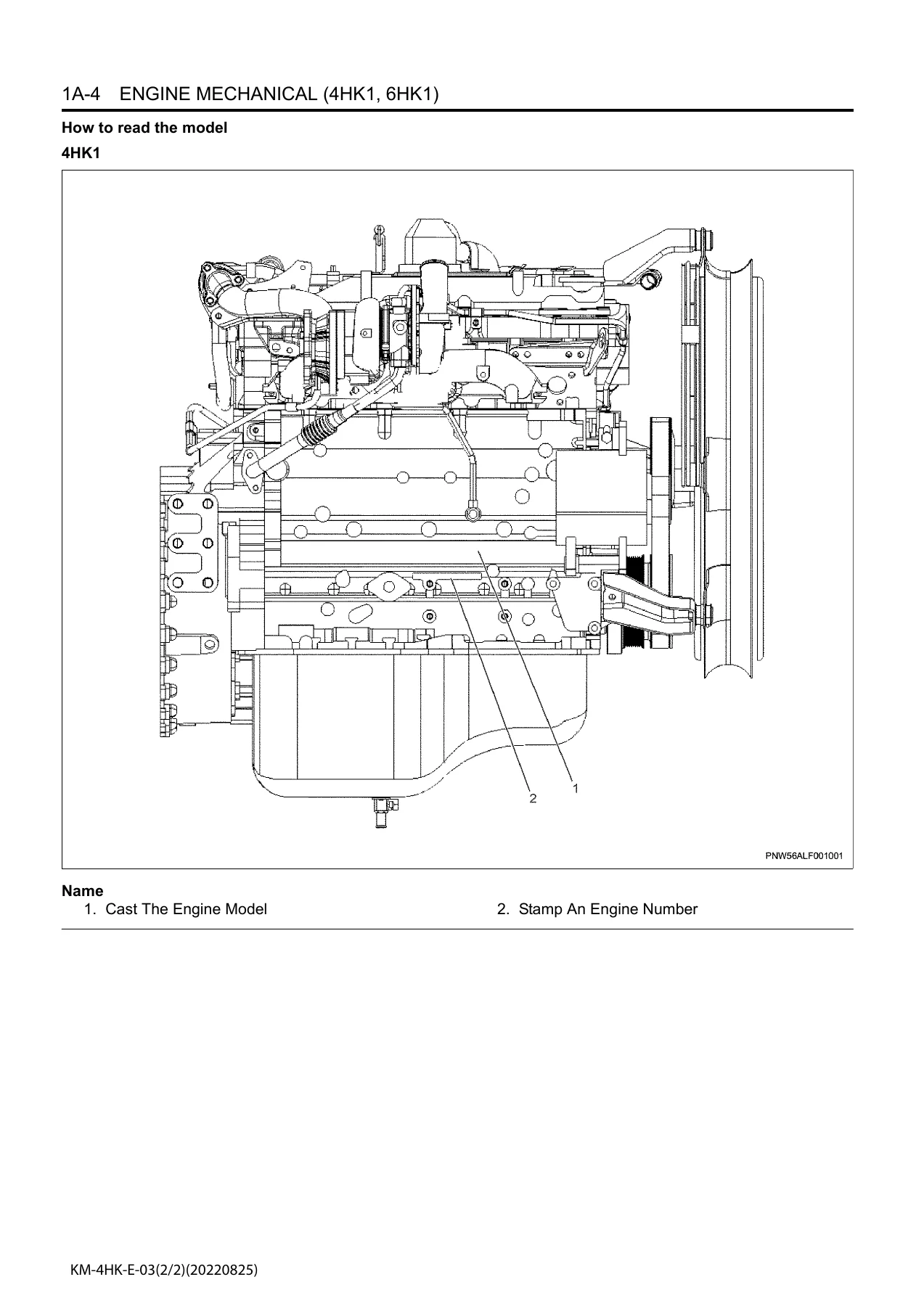 Hitachi 4HK1 6HK1 Engine Service Manual - Common Rail Fuel System Volume 2 - Image 2