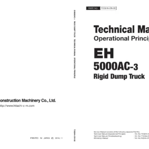 Hitachi EH5000AC-3 Rigid Dump Truck Technical Manual - Operational Principle