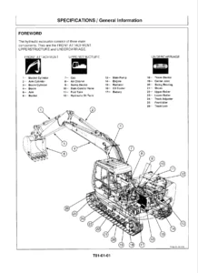 Hitachi EX120-3 Excavator Technical & Workshop Manual PDF Download