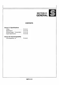 Hitachi EX33Mu and EX58Mu Excavator Technical & Workshop Service Manual