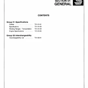 Hitachi EX33Mu and EX58Mu Excavator Technical & Workshop Service Manual