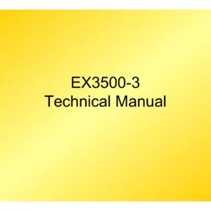 Hitachi EX3500-3 Excavator Technical Manual - Loading Shovel & Backhoe PDF