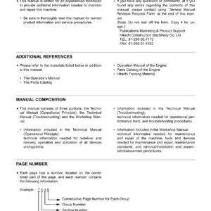 Hitachi EX3600-5 Excavator Workshop Manual W146E-00 - PDF Download