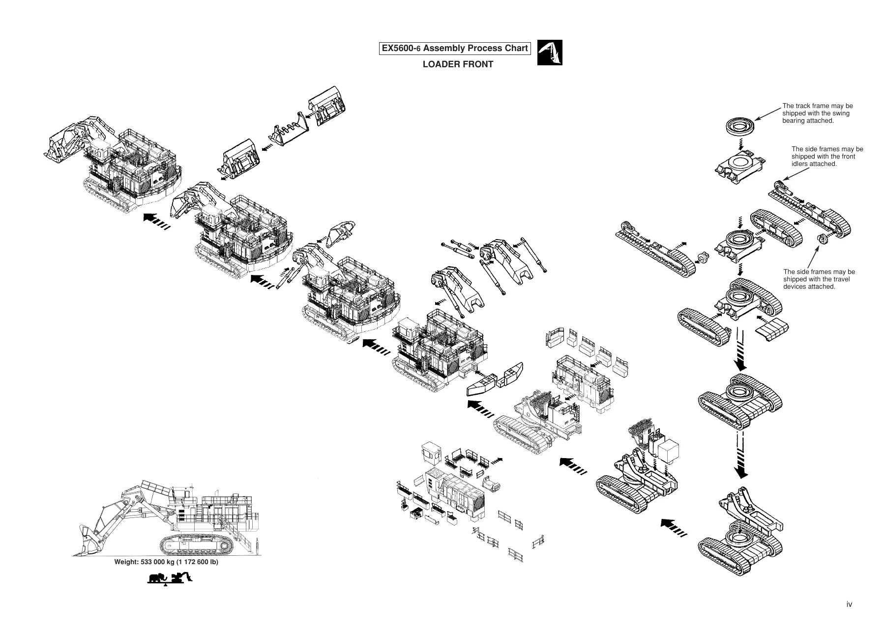 Hitachi EX5600-6 Hydraulic Excavator Assembly Procedure Manual KO-382-01 - Image 2