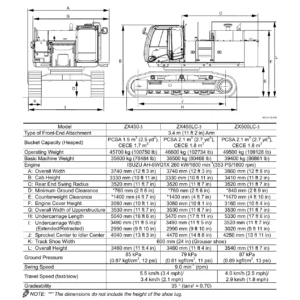 Hitachi ZAXIS450-3, ZX450LC-3, ZX500LC-3, ZX470H-3, ZX470LCH-3, ZX520LCH-3 Excavator Operational Principle Manual