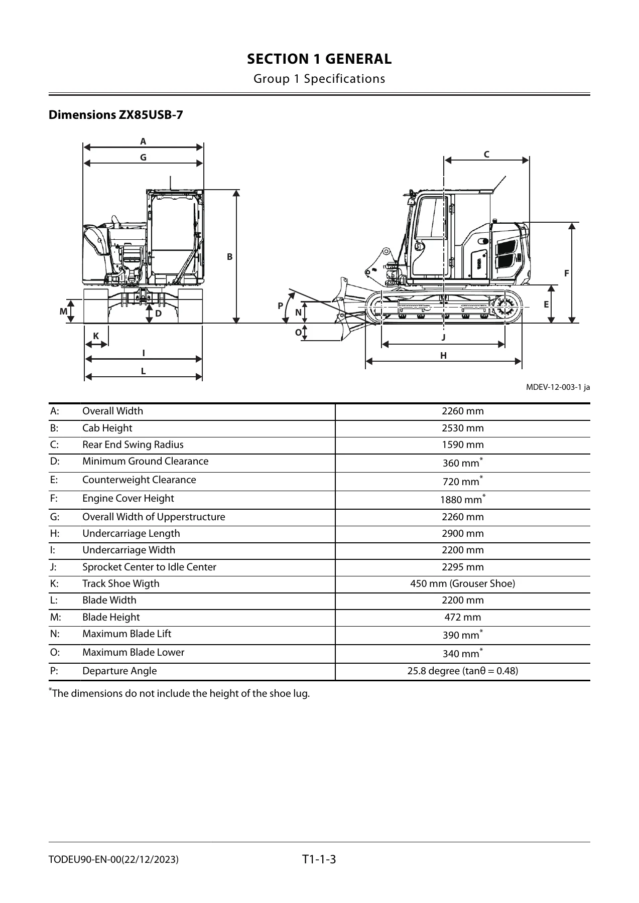 Hitachi ZX85USB-7 Hydraulic Excavator Technical Manual Operational Principle TODEU90-EN-00 - Image 2