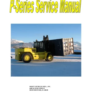 Hoist P-Series Lift Trucks Service Repair Manual - PDF