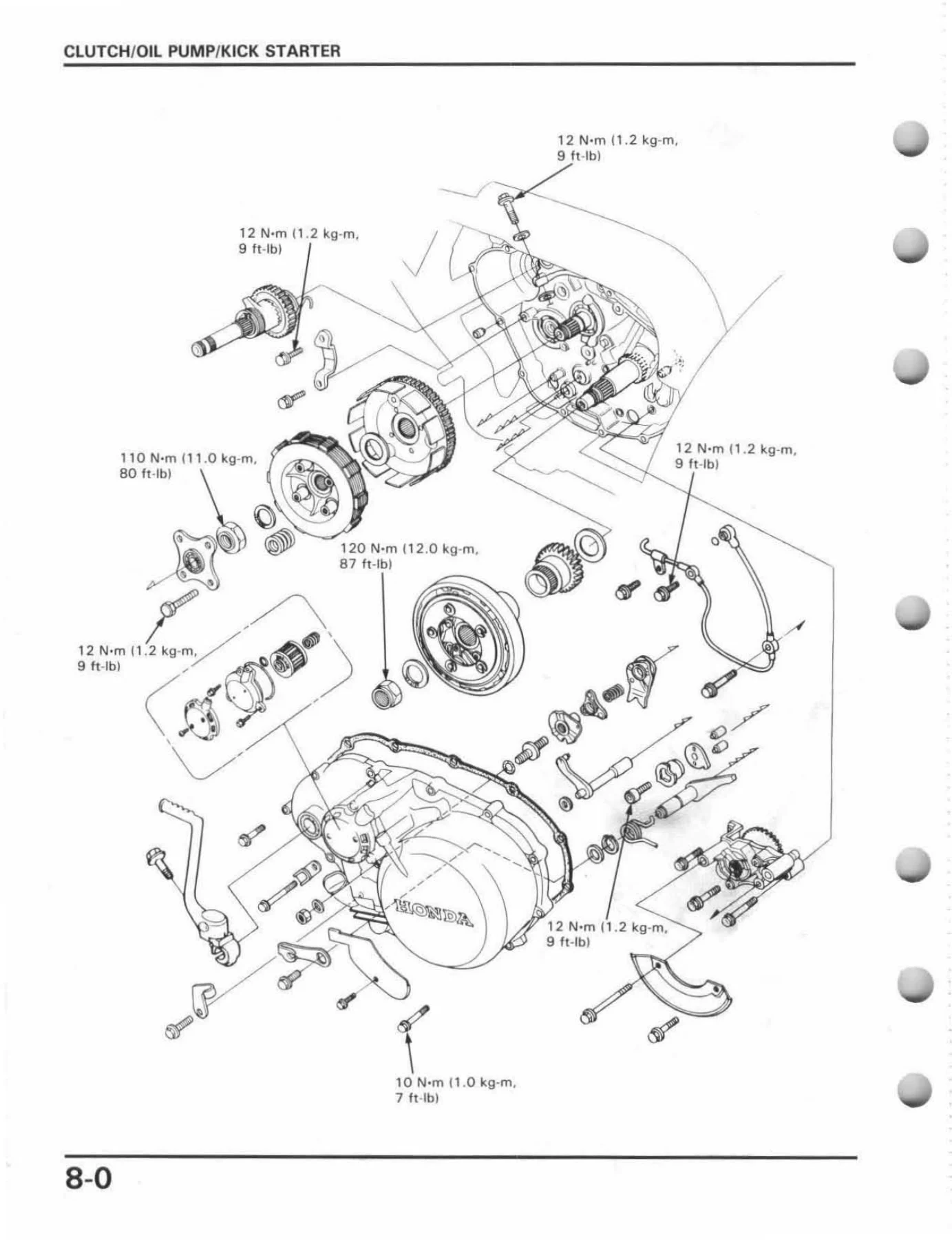 Honda TRX300 TRX300FW FourTrax Service Manual 1988-1994 - Image 2