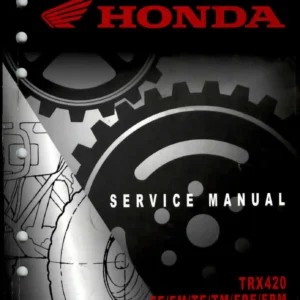 Honda TRX420 FourTrax Rancher Service Manual 2007-2010 - PDF Repair Guide