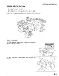 Honda TRX500FM FE FPM FPE Service Manual 2011 - Foreman 4x4 ATV Repair PDF