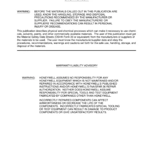 Honeywell TFE731-5BR Turbofan Engine Light Maintenance Manual 72-02-96