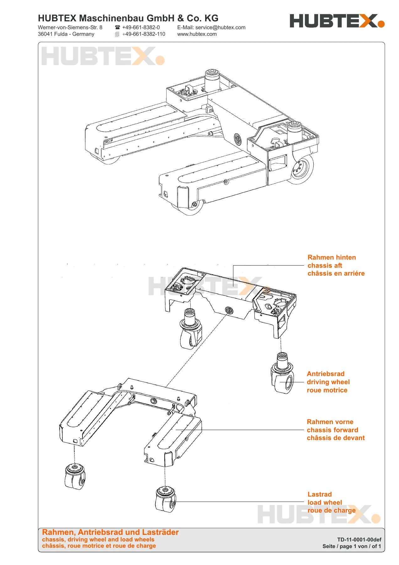 Hubtex MQ 30 (2121-PU) Service Instructions & Parts List PDF Download - Image 3
