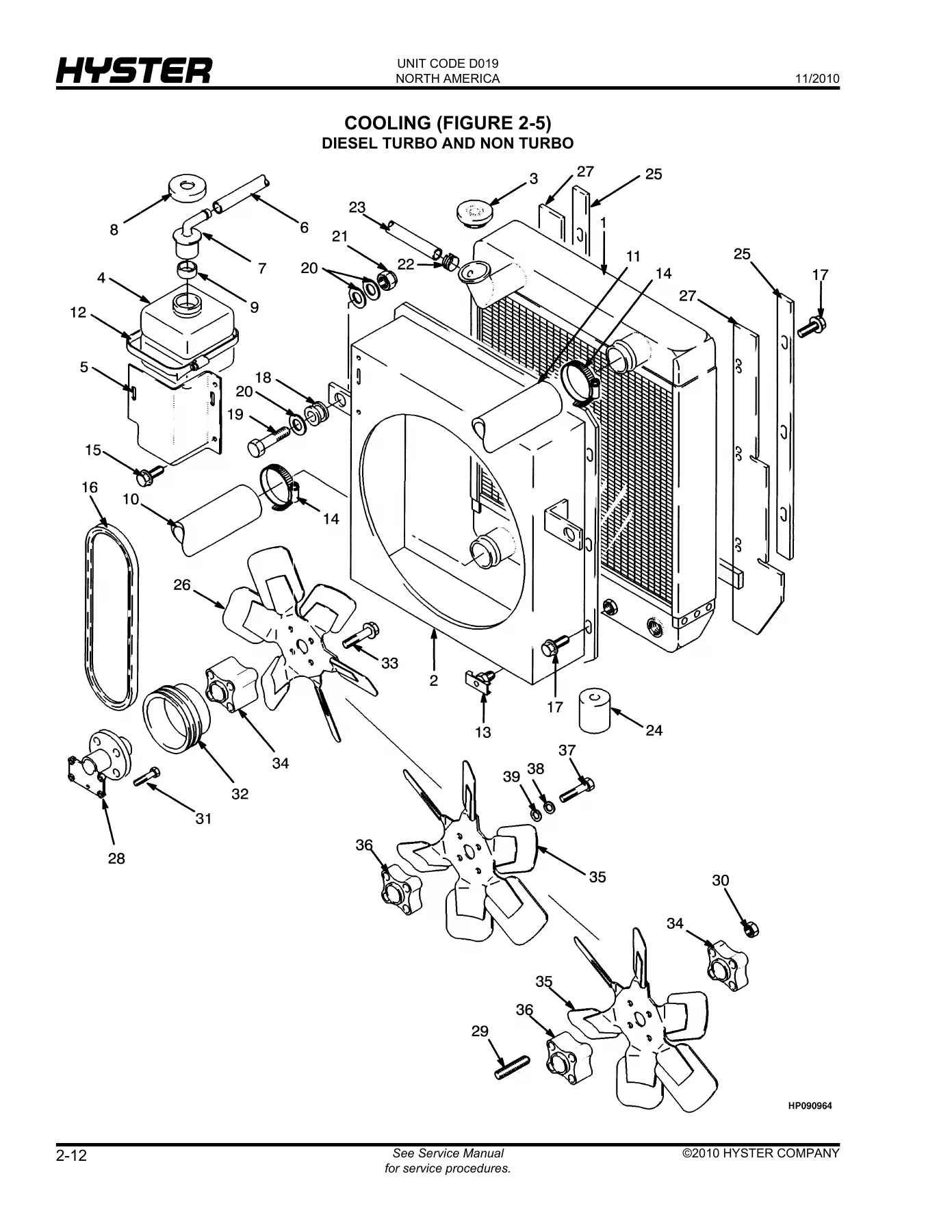 Hyster Challenger H300-360XL H33-360XL-EC Parts Manual 897597 - D019 - Image 2