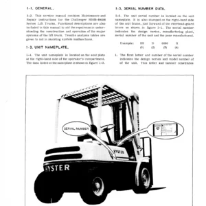 Hyster Challenger H30H H40H H50H H60H Service Manual 599351 - PDF Download