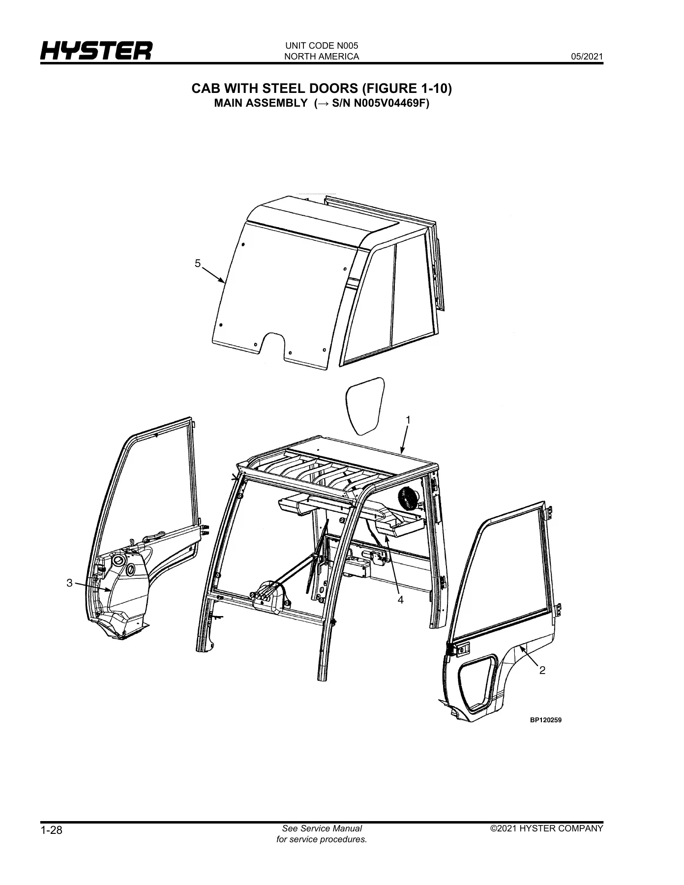 Hyster Fortis H80FT H90FT H100FT H110FT H120FT Parts Manual 2021 โ PDF Download - Image 2