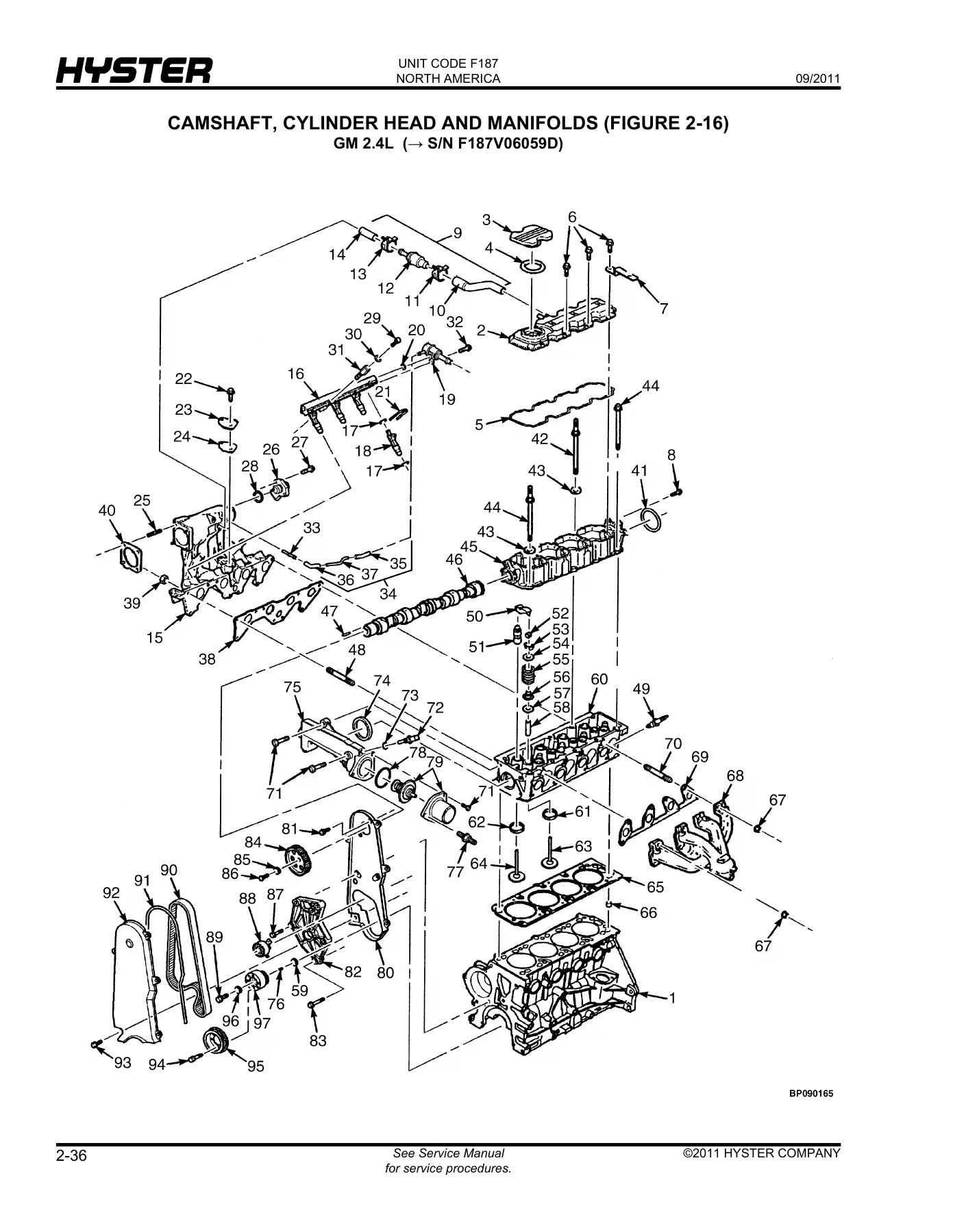 Hyster Fortis S40-70FT S55FTS Forklift Parts Manual F187 - Illustrated PDF Catalog - Image 3