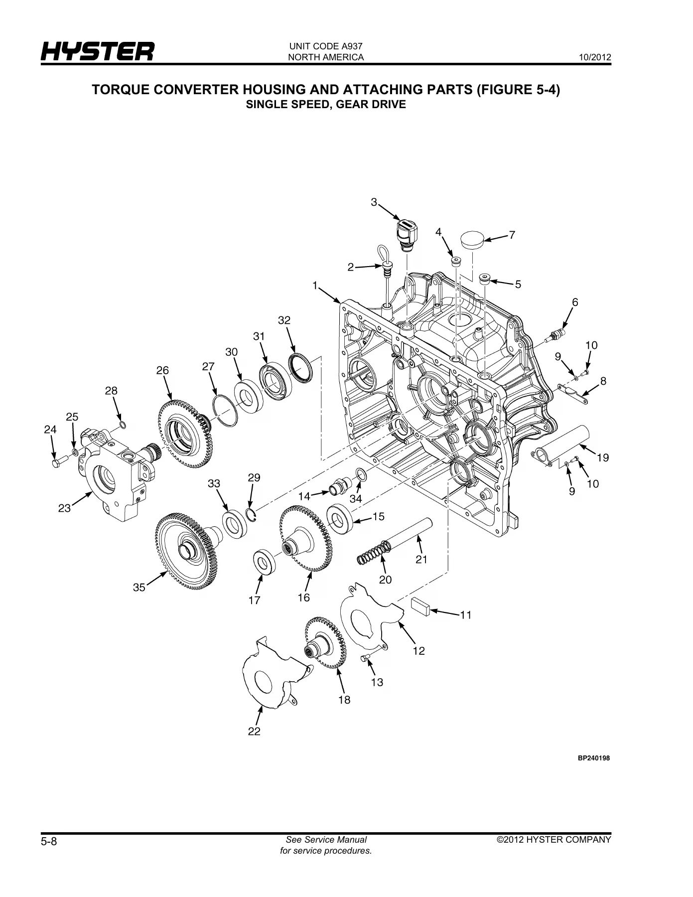 Hyster H1.8CT (A937) Parts Manual 0860446 - 2012 Illustrated Parts Catalog PDF - Image 3