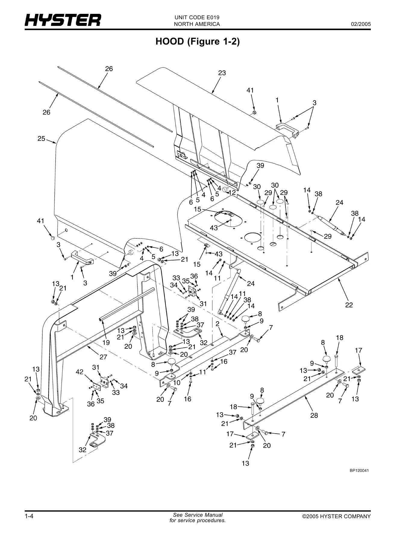 Hyster H300-360HD H360HD-EC E019 Challenger Parts Manual 2005 PDF - Image 2