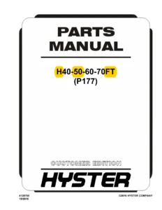 Hyster H40-50-60-70FT (P177) Parts Manual 2016 - PDF Download 4120708