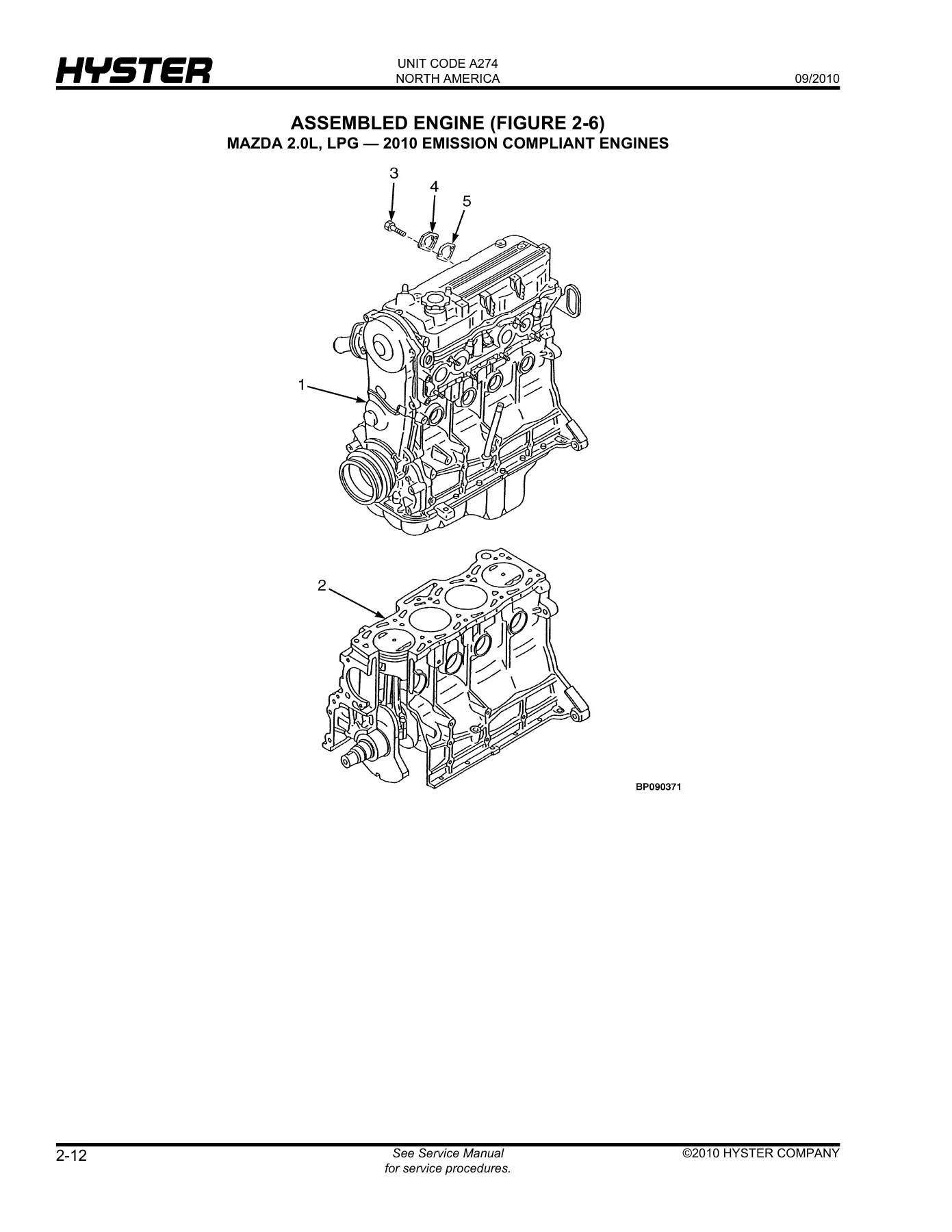Hyster H50CT A274 Forklift Parts Manual 2010 - PDF Download - Image 3