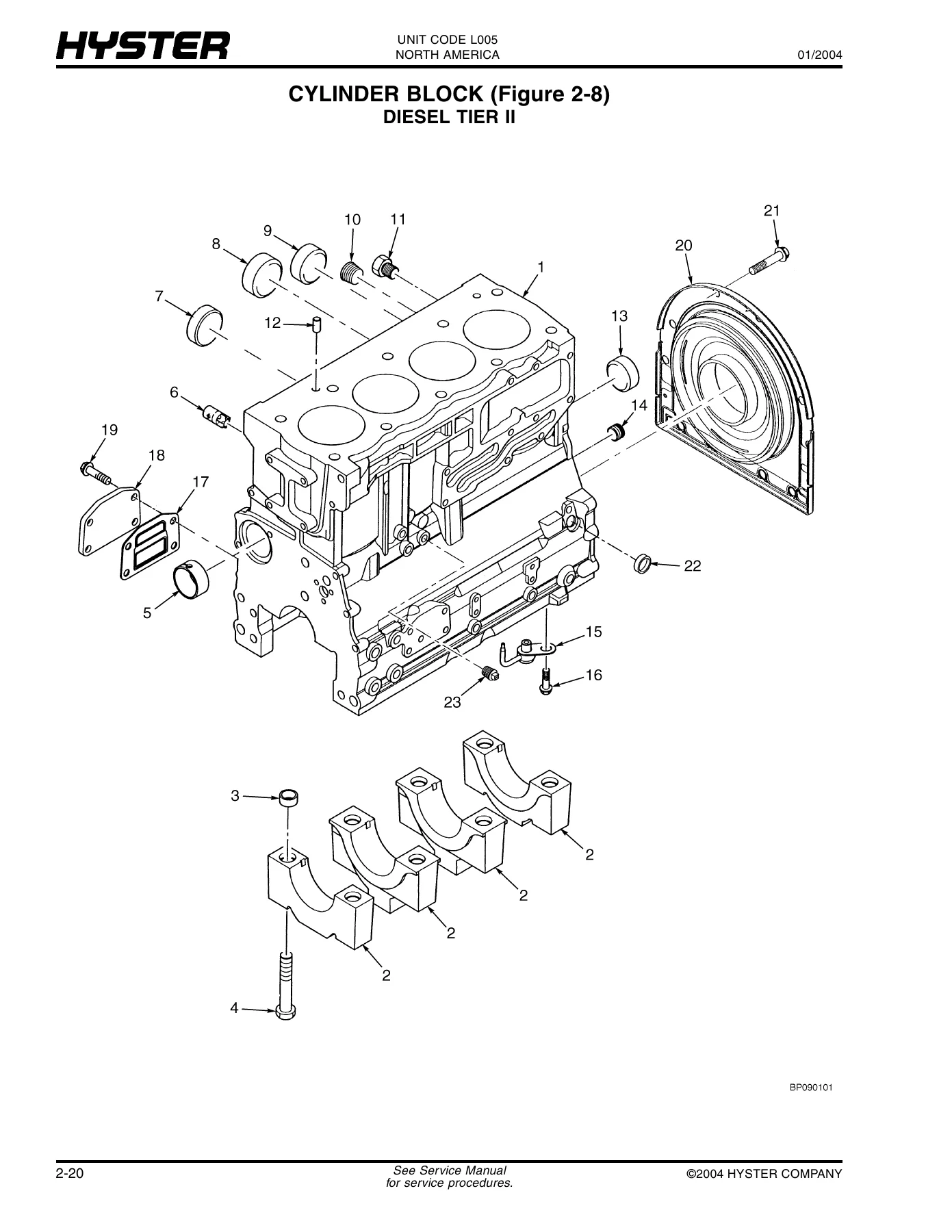 Hyster H70XM H80XM H90XM H100XM H110XM H120XM Challenger Parts Manual 2004 - Image 3
