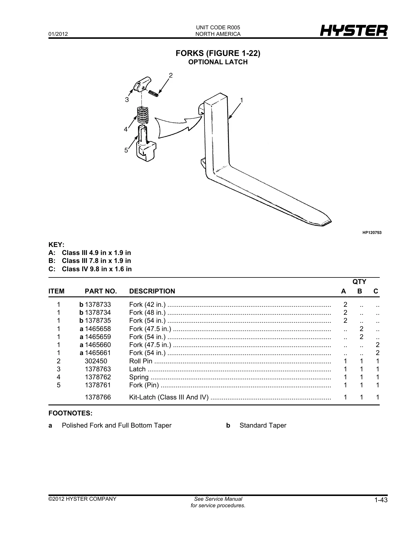 Hyster H80-H120FT Forklift Parts Manual 2012 - PDF Download - Image 2