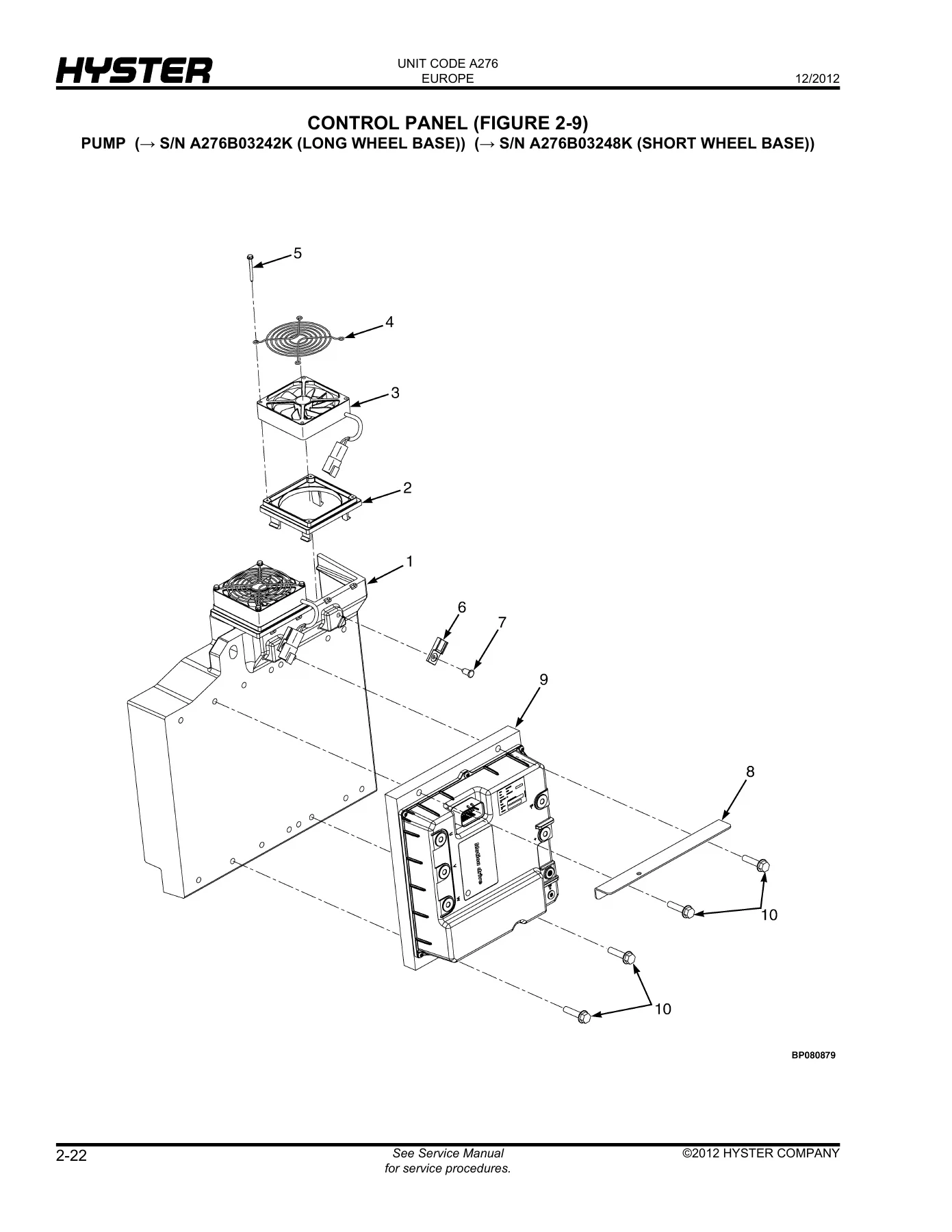 Hyster J2.0XN-J3.5XN A276 Lift Truck Parts Manual 1689122 2012 - Image 3