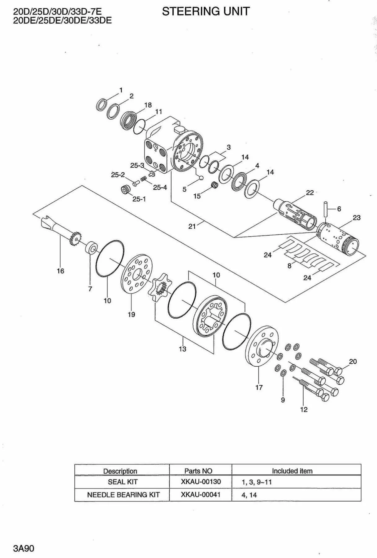 Hyundai 20D-7E 25D-7E 30D-7E 33D-7E Forklift Parts Manual PDF Download - Image 3