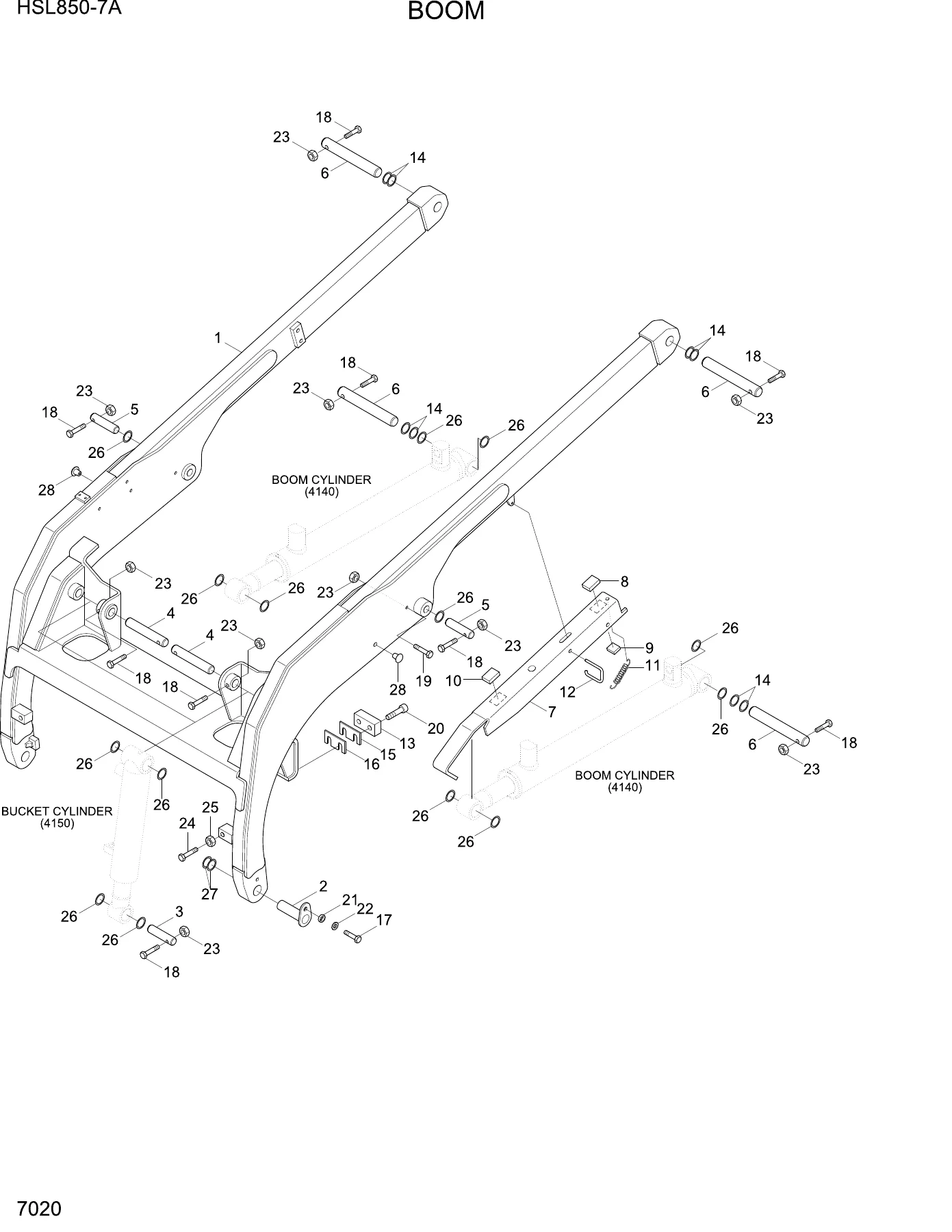 Hyundai HSL850-7A Skid Steer Loader Parts Catalog β HCE e-Catalogue PDF - Image 3