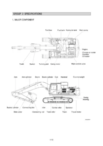 Hyundai HX330S L Crawler Excavator Shop Service Manual