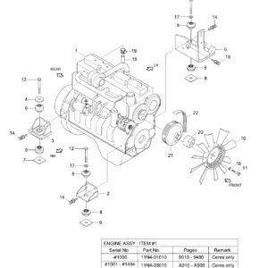 Hyundai R140LC-7 Excavator Illustrated Parts Catalog - January 2019 PDF