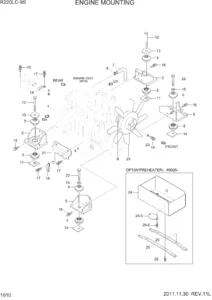 Hyundai R220LC-9S Illustrated Parts Catalog PDF